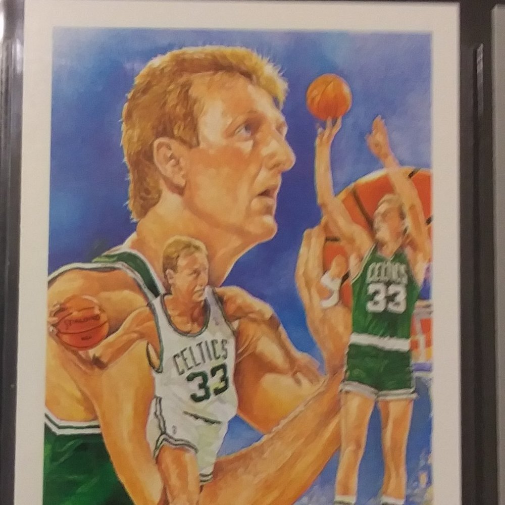 Larry Bird NBA Hoops trading card mint 1990